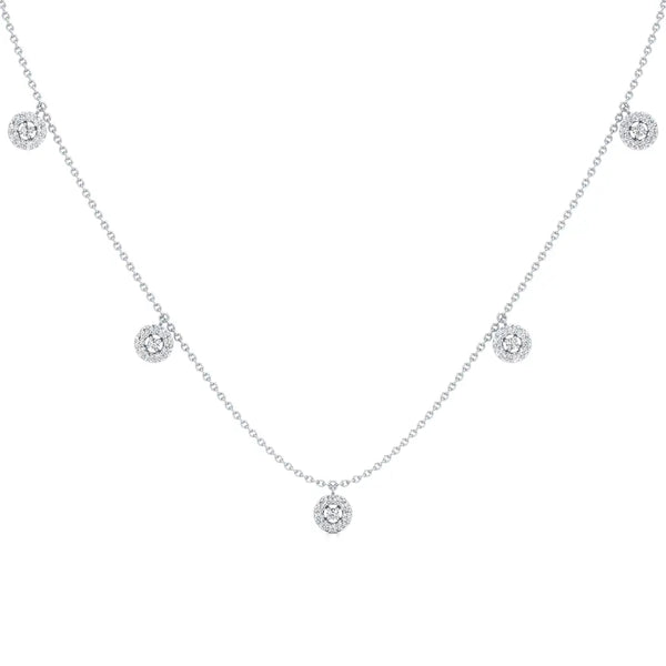 Minimal Everyday Station Diamond Necklace