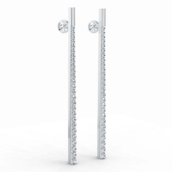 Sparkling Tower Diamond Earrings