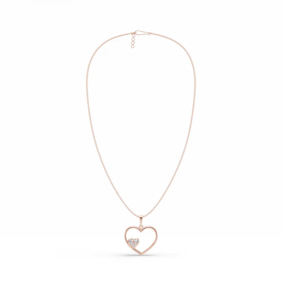 Subtle Pave Diamond Pendant