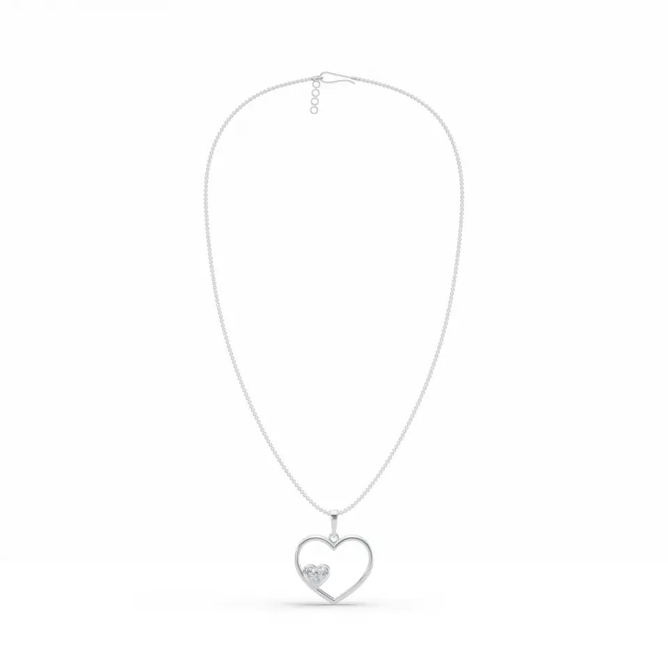 Subtle Pave Diamond Pendant