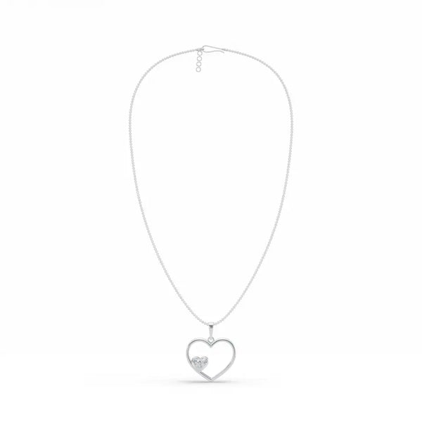 Subtle Pave Diamond Pendant