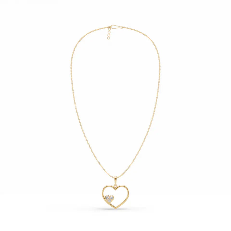 Subtle Pave Diamond Pendant