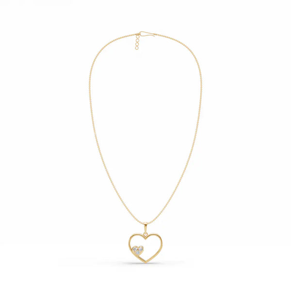 Subtle Pave Diamond Pendant