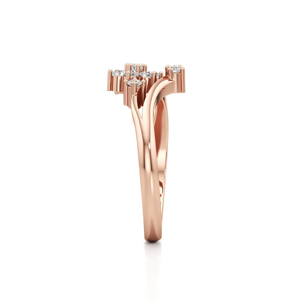 7-Stone Petal Diamond Ring