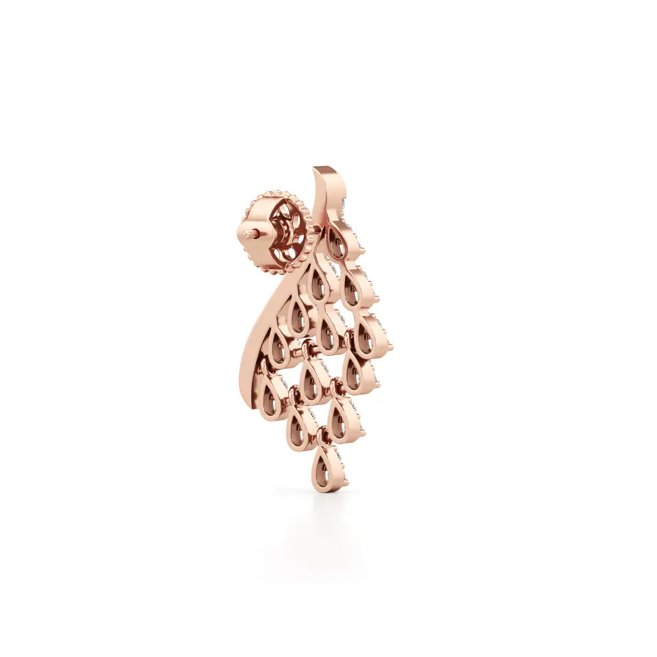 Angel Wing Diamond Earrings