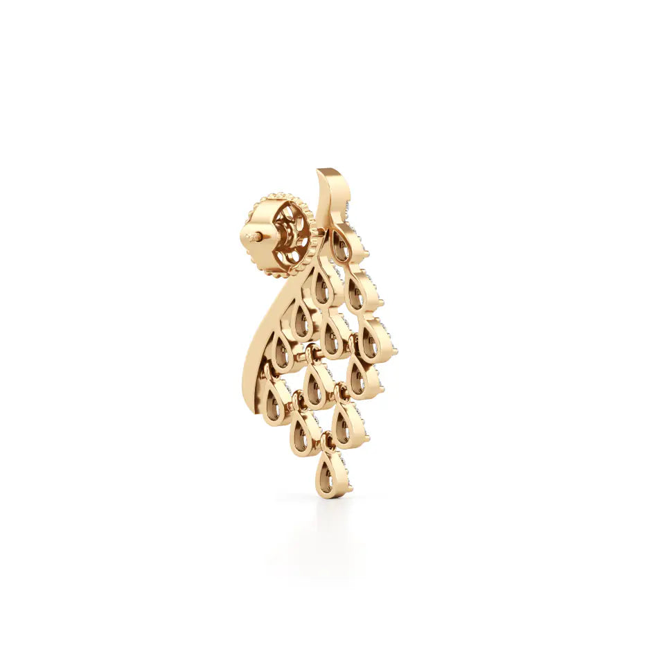 Angel Wing Diamond Earrings