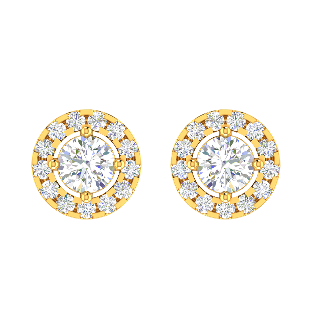 Glinting Detachable Diamond Earrings