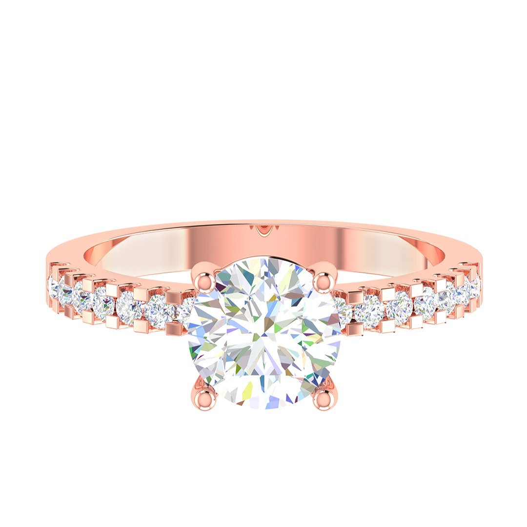 Gleaming Diamond Rings