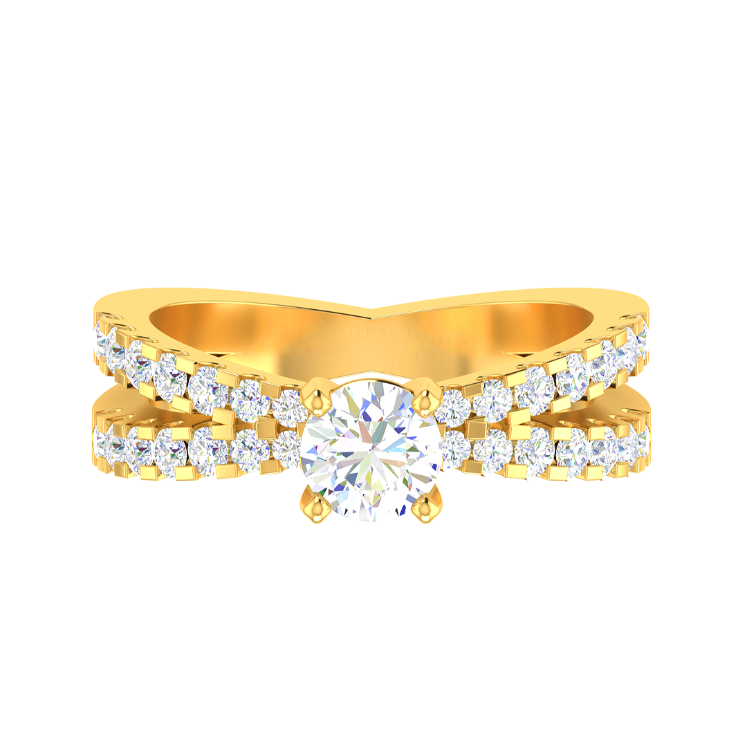Gleaming Diamond Rings