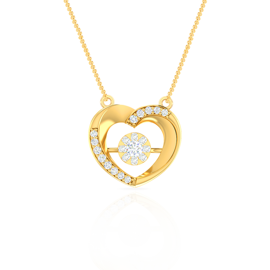 Valentine Collections Elegant Diamond Pendant