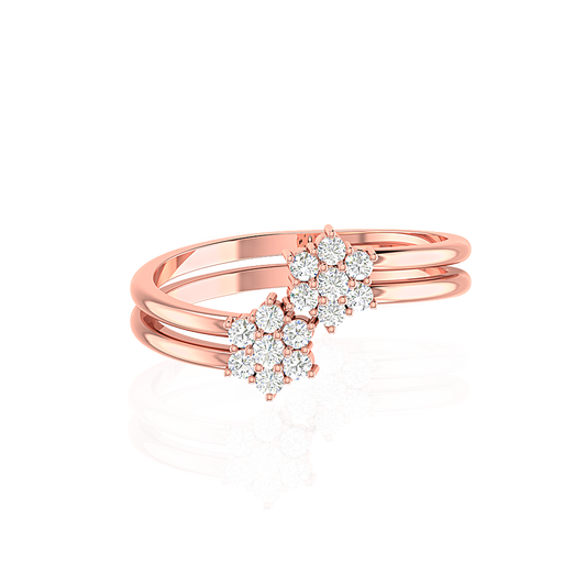 Glittering grandeur rings