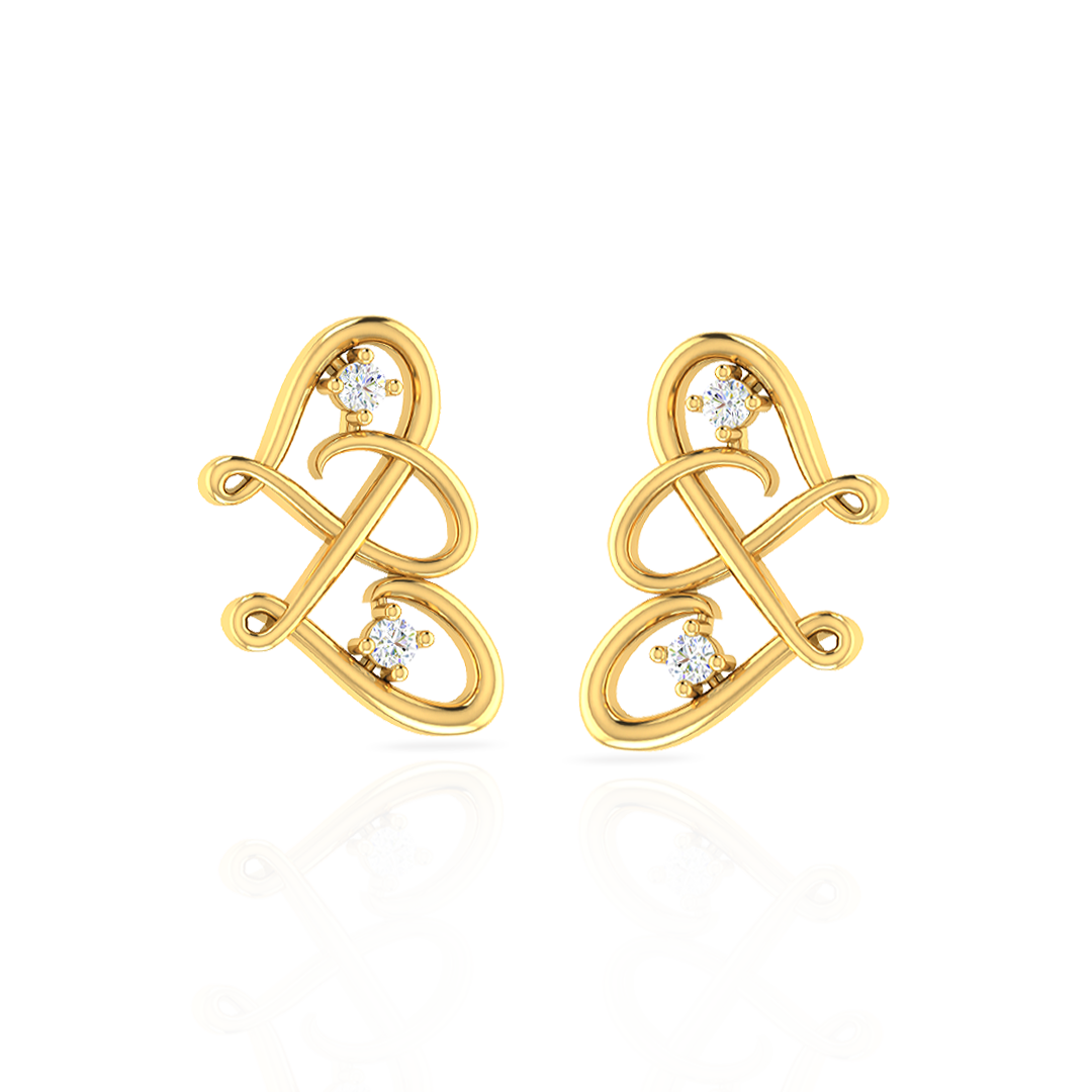 Valentine Collections Elegant Diamond Earring