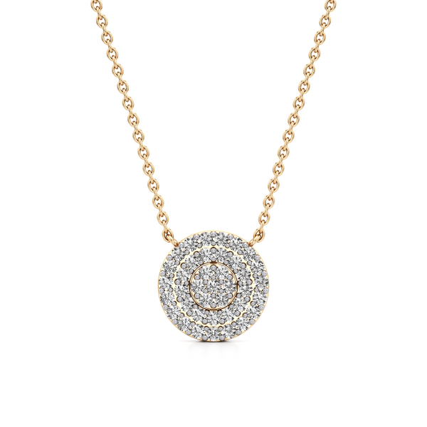 Encircle Cluster Diamond Pendant