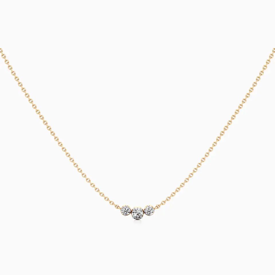 Trio Solitaire Sparkle Chain